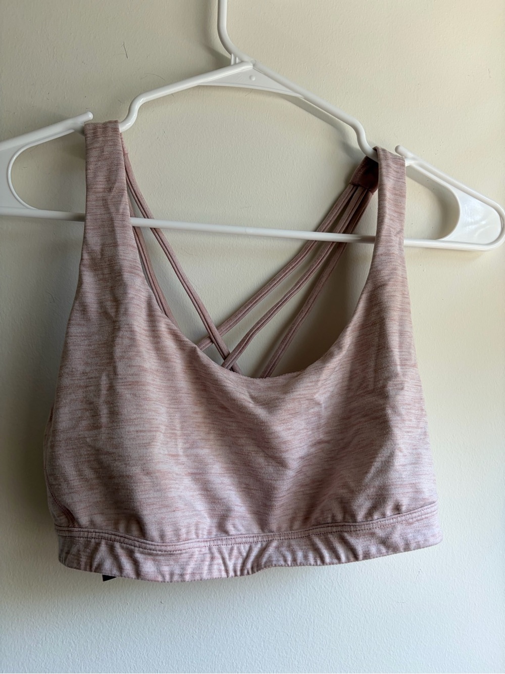 Victoria's Secret Incredible Essential Strappy Back Sports Bra Bralette Pink